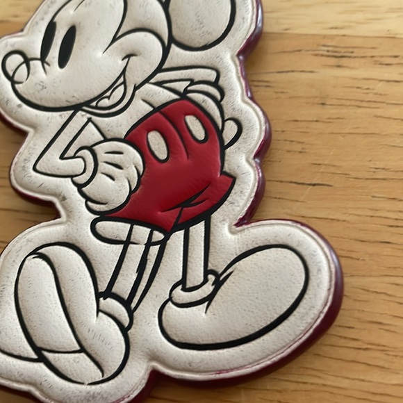 Disney x Coach Mickey Mouse Keychain & Luggage Tag-GUC - Picture 11 of 17